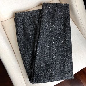 J.Crew Sparkle Herringbone Martie Pants